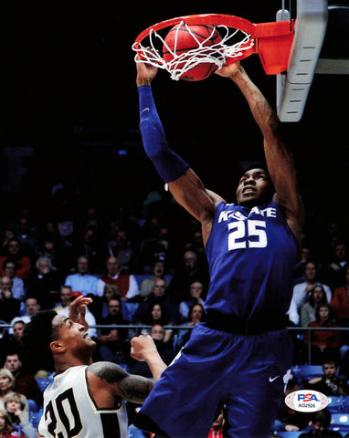 Wesley Iwundu signed 8x10 Photo PSA/DNA Kansas State Autographed