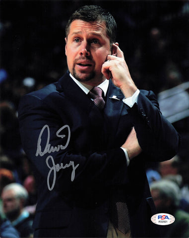Dave Joerger Signed 8x10 photo PSA/DNA Philadelphia 76ers Autographed