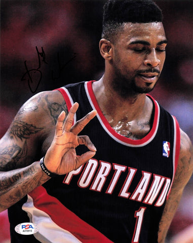 Dorell Wright signed 8x10 photo PSA/DNA Portland Trailblazers Autographed