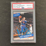 2017-18 Panini Prestige #65 Willy Hernangomez Signed Card AUTO 10 PSA Slabbed Knicks