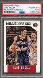 2015-16 NBA Hoops #44 Luis Scola Signed Card AUTO PSA/DNA Slabbed