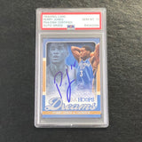 2013-14 NBA Hoops Dreams #25 Perry Jones Signed Card AUTO 10 PSA Slabbed Thunder