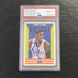 2012-13 Panini Past and Present #203 Perry Jones Signed Card AUTO 10 PSA Slabbed RC Thunder