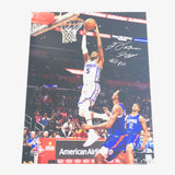 De'Aaron Fox Signed 16x20 photo BAS Beckett Sacramento Kings Autographed