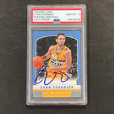 2012-13 Panini Basketball #253 Evan Fournier Signed Card AUTO 10 PSA Slabbed Nuggets