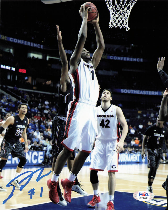 Yante Maten Signed 8x10 Photo PSA/DNA Georgia Bulldogs Autographed