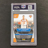 2016-17 Panini Threads #153 Willy Hernangomez Signed Card AUTO 10 PSA Slabbed RC Knicks