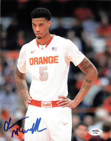 CHRIS McCULLOUGH Signed 8x10 photo PSA/DNA Syracuse Autographed