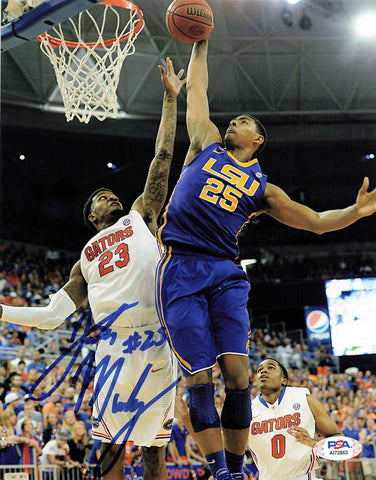 JORDAN MICKEY signed 8x10 photo PSA/DNA LSU Autographed