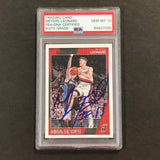 2016-17 NBA Hoops #249 Meyers Leonard Signed Card AUTO 10 PSA Slabbed Portland Trail Blazers