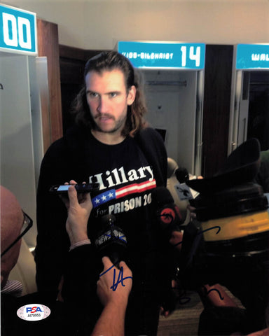 Spencer Hawes signed 8x10 photo PSA/DNA Hornets Autographed Hillary Clinton