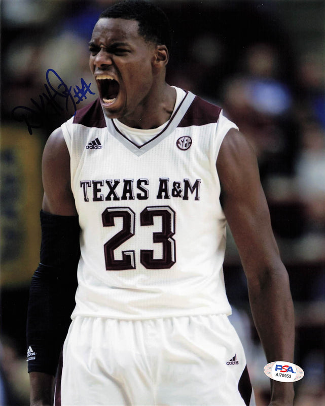 Danuel House Signed 8x10 Photo PSA/DNA Texas A&M Aggies Autographed