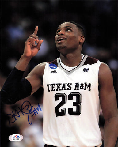 Danuel House Signed 8x10 Photo PSA/DNA Texas A&M Aggies Autographed