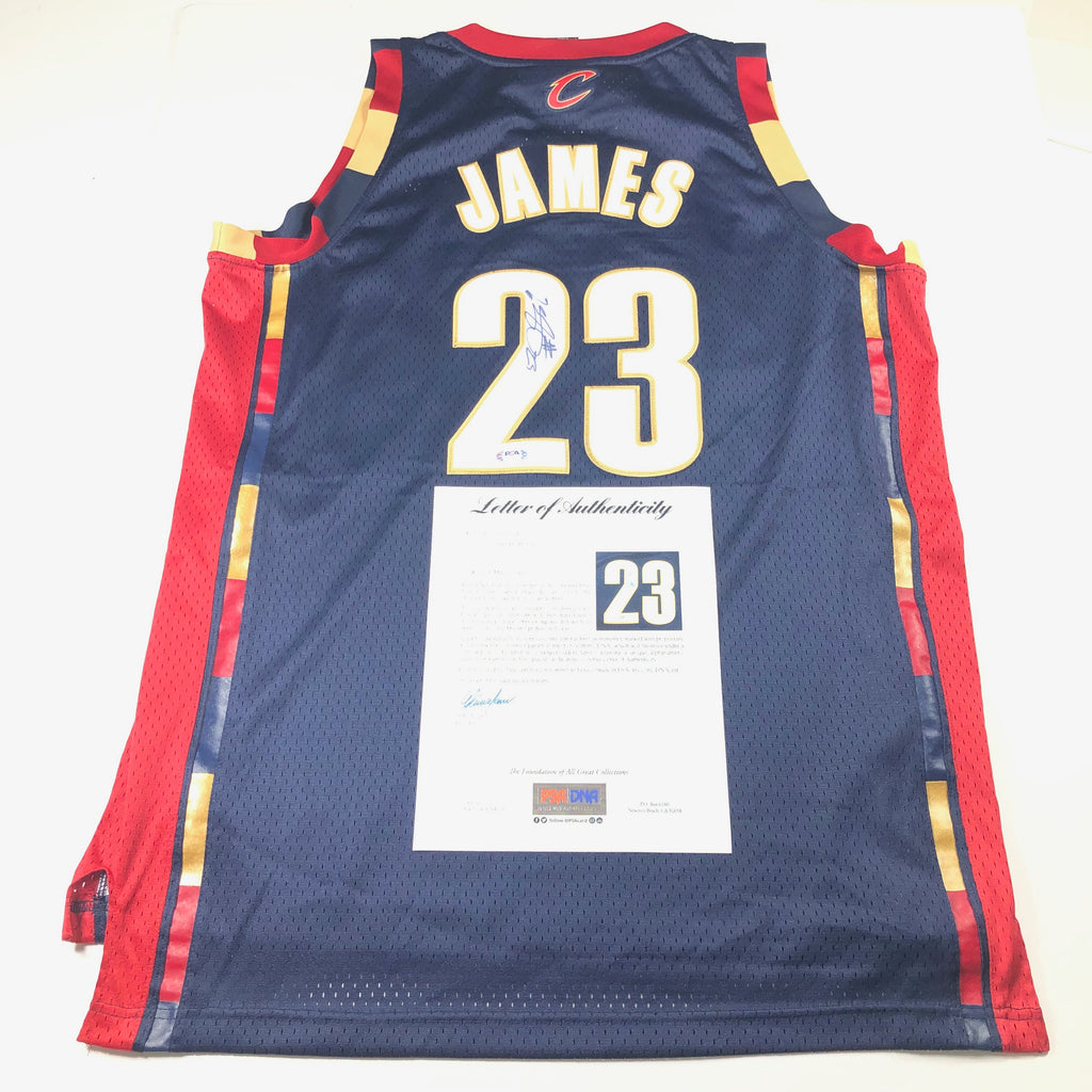 LeBron James Signed Jersey PSA/DNA LOA Auto Cavaliers Autographed – Golden  State Memorabilia
