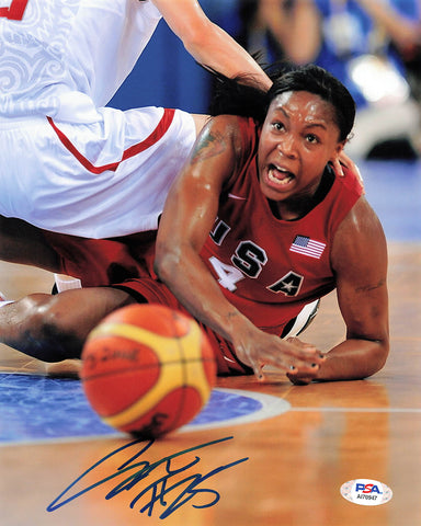 CAPPIE PONDEXTER Signed 8x10 photo WNBA PSA/DNA Autographed