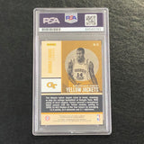 2015-16 Contenders Draft Picks #45 Derrick Favors Signed Card AUTO 10 PSA Slabbed Georgia Tech