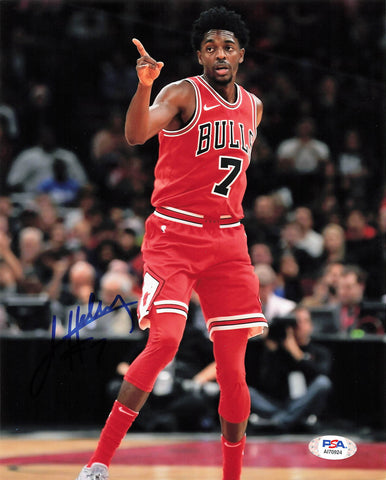Justin Holiday signed 8x10 photo PSA/DNA Chicago Bulls Autographed