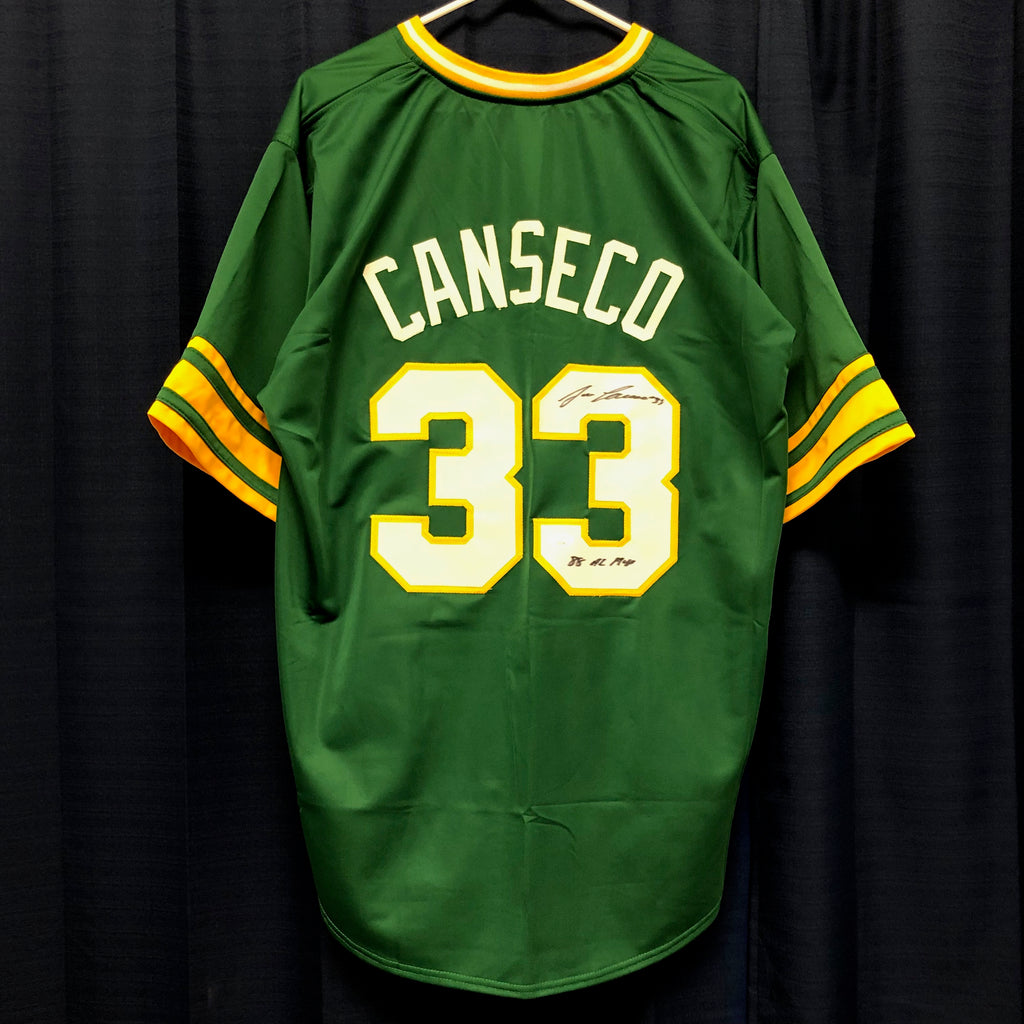 Jose Canseco signed jersey JSA Oakland Athletics Autographed – Golden State  Memorabilia