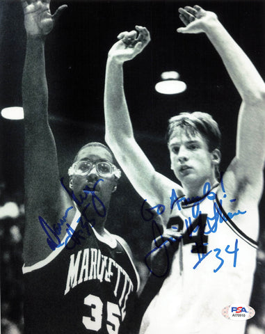 Damon Key JIM McILVAINE signed 8x10 photo PSA/DNA Seattle SuperSonics Autographed