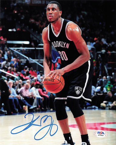 Thaddeus Young signed 8x10 photo PSA/DNA Brooklyn Nets Autographed