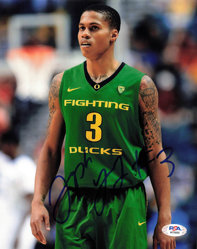 JOE YOUNG signed 8x10 photo PSA/DNA Oregon Ducks Autographed
