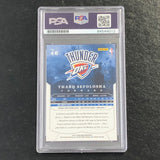 2012-13 Panini Brilliance #46 Thabo Sefolosha Signed Card Auto PSA/DNA Slabbed Thunder