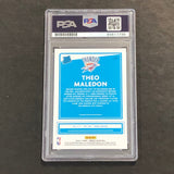 2020-21 Donruss Rated Rookie #242 Theo Maledon Signed Card AUTO 10 PSA Slabbed RC
