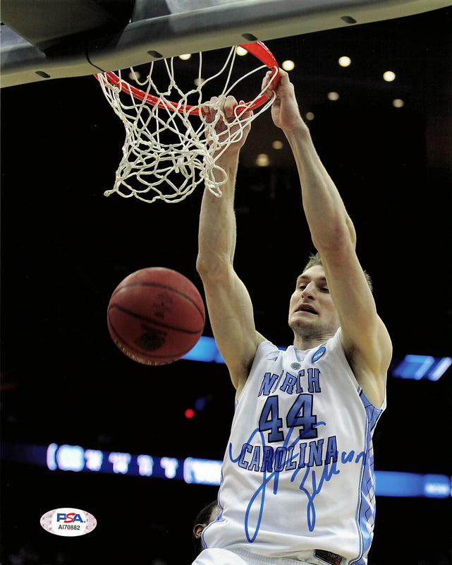 Tyler Zeller signed 8x10 photo PSA/DNA NC Tar Heels Autographed