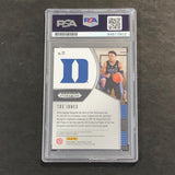 2020-21 Panini Prizm Draft Picks #77 Tre Jones Signed Card AUTO 10 PSA/DNA Slabbed RC Duke