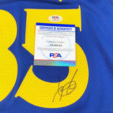 Kevin Durant signed jersey PSA/DNA Golden State Warriors Autographed