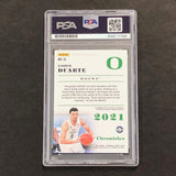 2021-22 Chronicles Draft Picks #18 Chris Duarte Signed Card AUTO 10 PSA slabbed RC Oregon
