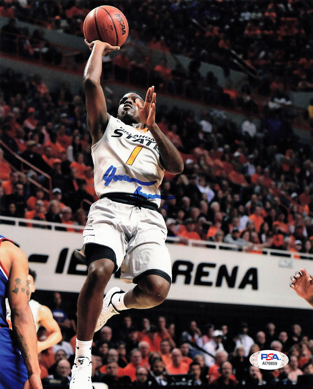 Jawun Evans signed 8x10 photo PSA/DNA Oklahoma State Cowboys Autographed