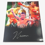 Julio Cesar Chavez signed 16x20 photo JSA Boxer Autographed