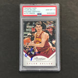 2013-14 Panini Prestige #44 Tyler Zeller Signed Card AUTO 10 PSA/DNA Slabbed Cavaliers