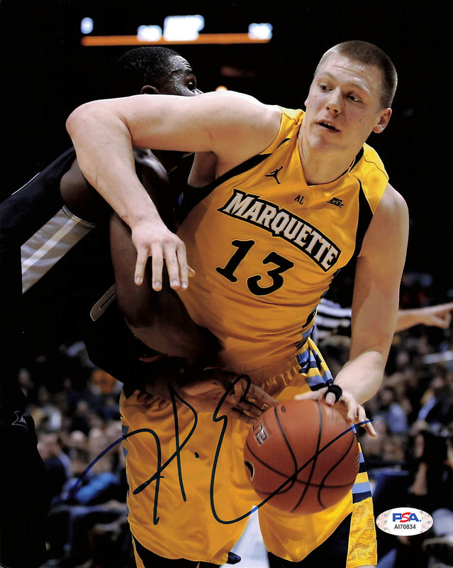 Henry Ellenson signed 8x10 photo PSA/DNA Marquette Golden Eagles Autographed