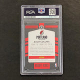 2017-18 Panini Donruss Rookie Kings #10 ZACH COLLINS Signed Card AUTO 10 PSA Slabbed RC Blazers