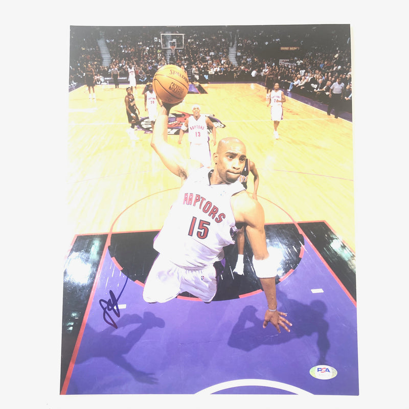 Vince Carter signed 11x14 photo PSA/DNA Toronto Raptors Autographed