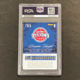 2012-13 Panini Prestige #153 Brandon Knight Signed Card AUTO 10 PSA Slabbed Pistons