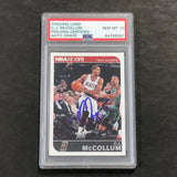 2014-15 Panini NBA Hoops #66 CJ McCollum Signed Card AUTO 10 PSA Slabbed RC Blazers