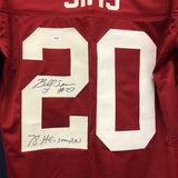 BILLY SIMS signed jersey PSA/DNA Oklahoma Sooners Autographed