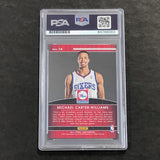 2014-15 Panini NBA Hoops #14 Michael Carter-Williams Signed Card Auto 10 PSA