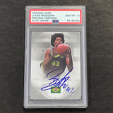 2013-14 SP Authentic #29 Lucas Nogueira Signed Card AUTO 10 PSA Slabbed Brazil
