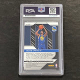 2018-19 Panini Prizm #212 Jacob Evans Signed Rookie Card AUTO PSA Slabbed RC Warriors