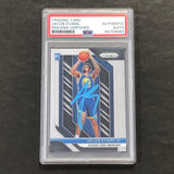 2018-19 Panini Prizm #212 Jacob Evans Signed Rookie Card AUTO PSA Slabbed RC Warriors