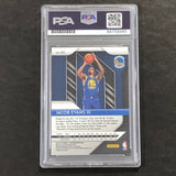 2018-19 Panini Prizm #212 Jacob Evans Signed Rookie Card AUTO PSA Slabbed RC Warriors