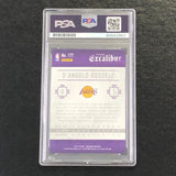 2015-16 Panini Excalibur #177 D'Angelo Russell Signed Card AUTO PSA Slabbed RC Lakers
