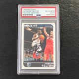 2014-15 NBA Hoops #131 Raymond Felton Signed Card AUTO PSA/DNA Slabbed Mavericks