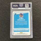 2020 Panini Hoops #152 Blue Shock JAMES WISEMAN Signed Card AUTO PSA Slabbed RC Warriors