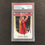2011-12 Panini NBA Hoops #75 Luis Scola Signed Card AUTO 10 PSA/DNA Slabbed Rockets