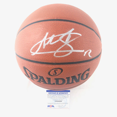 Andrew Bogut signed Spalding Basketball PSA/DNA Warriors Autographed